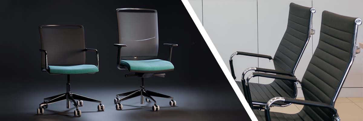Office chairs, chair backs, armrests, wheels, accessories...